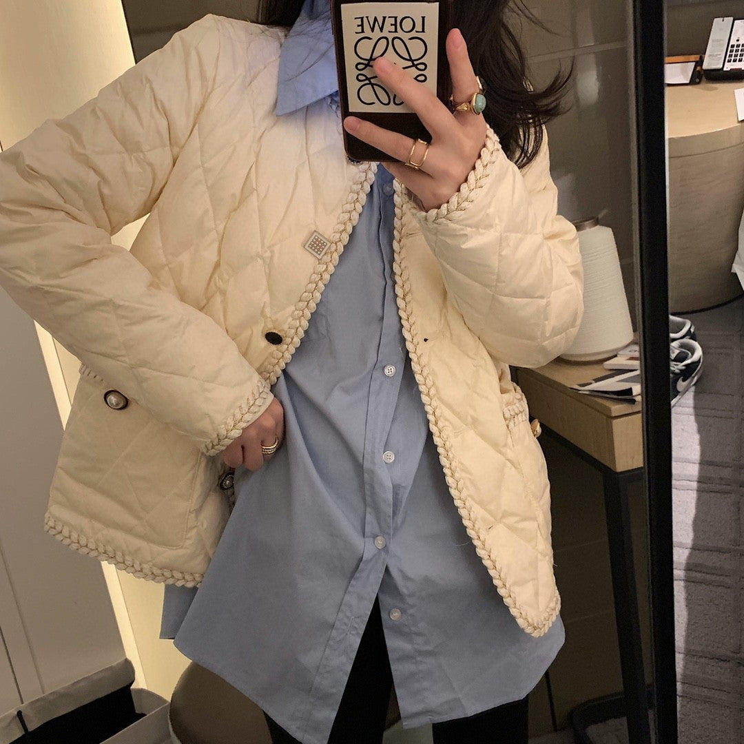 Small temperament jacket - White / L