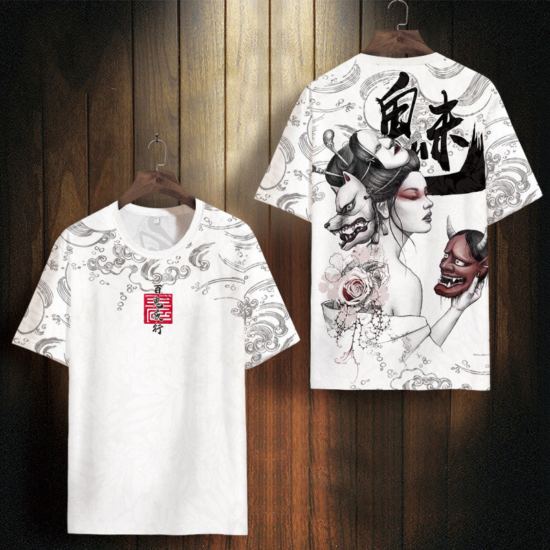 Printed popular logo casual T-shirt