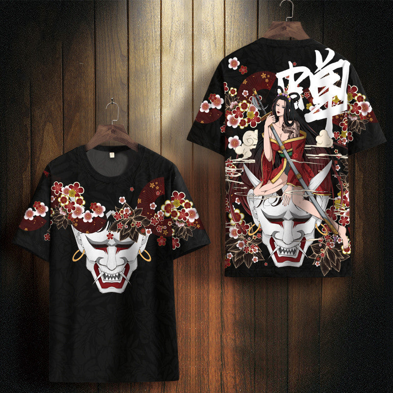 Printed popular logo casual T-shirt - 1426T / XL
