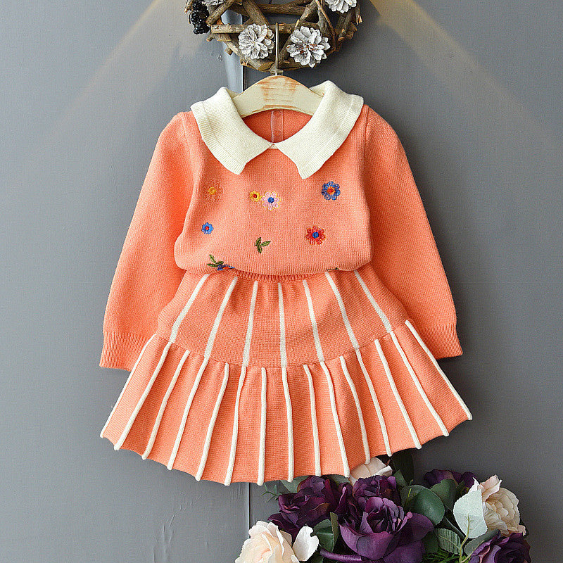 Children’s clothing suits - 02 Orange / 120cm