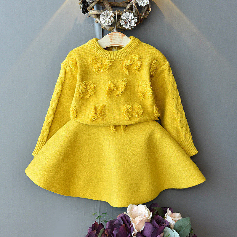Children’s clothing suits - Yellow / 120cm