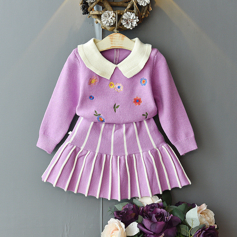 Children’s clothing suits - Purple / 120cm