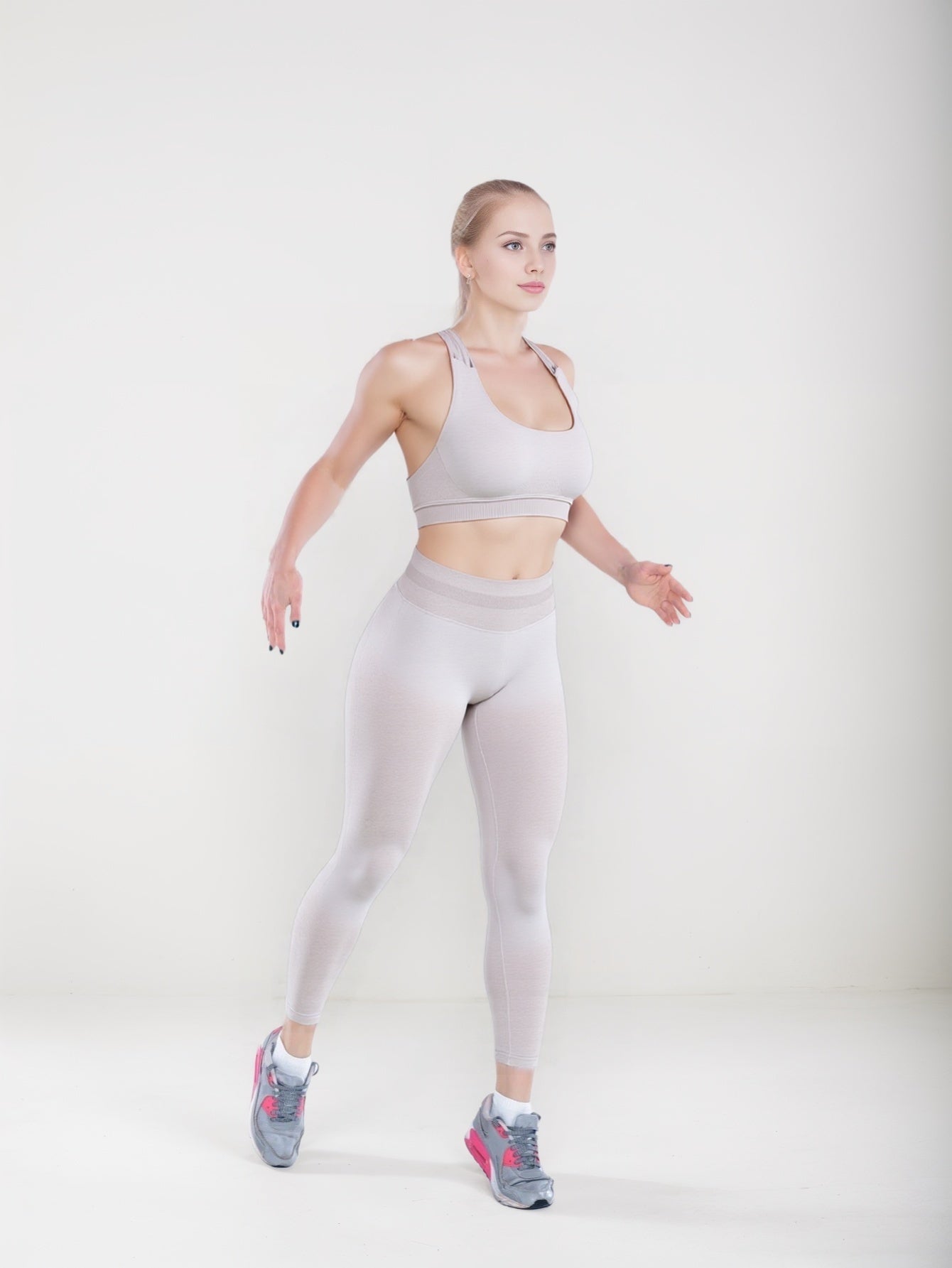 Solid-color Yoga Pants Sport Yoga Pants - 5