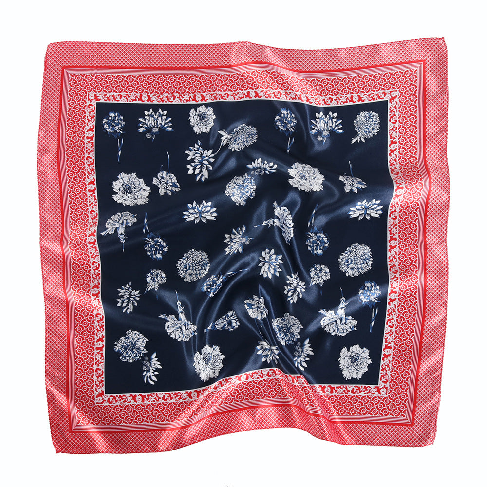 Square Towel Satin Business Work Clothes Small Scarf - Hot Sale Color / 60X60cm