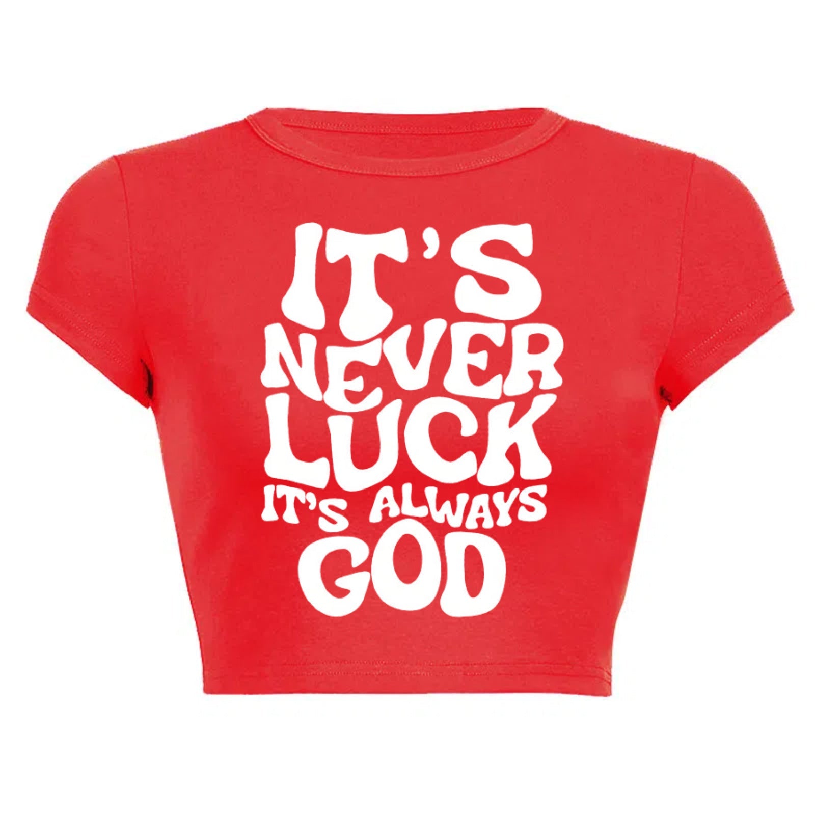 Street Cool Casual Short Top - Red / S