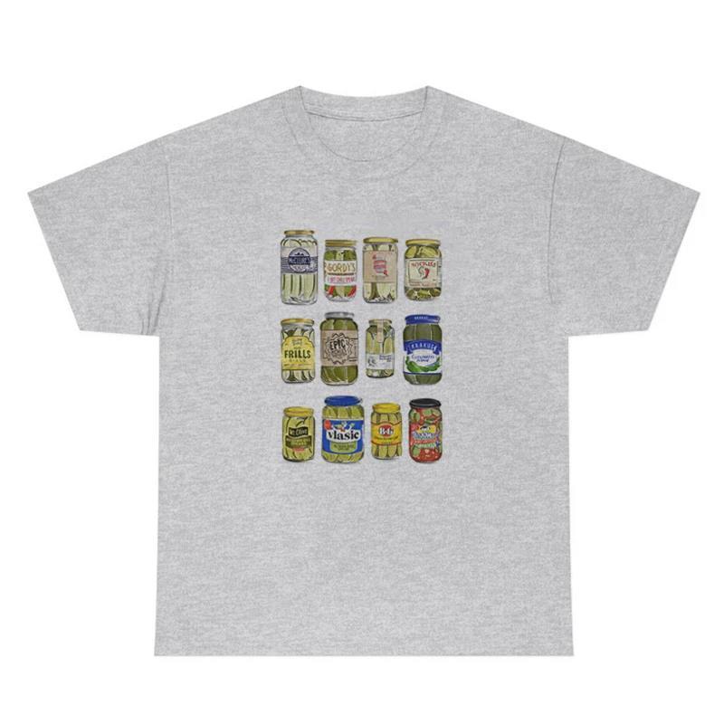 European And American Retro Printed Foreign Trade T-shirt Cute Solid Color - NVTX108229 / S