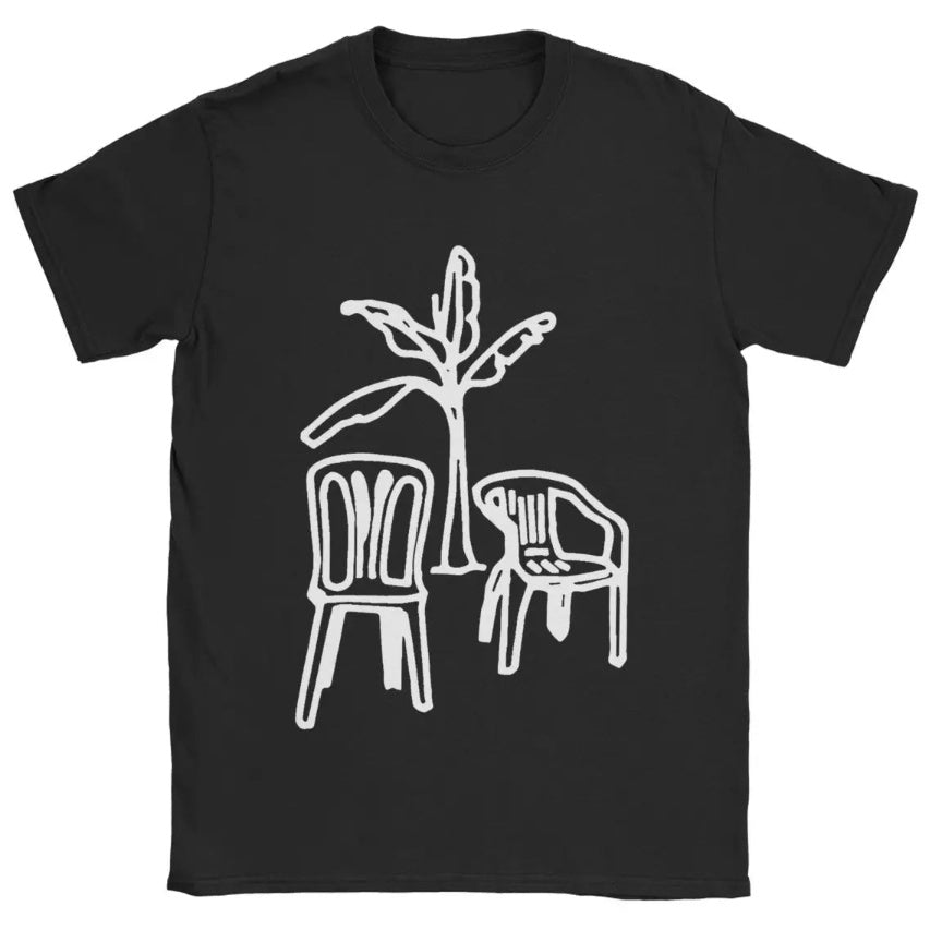 Generation Chair Digital Printed Round Neck Short Sleeve - Black / S
