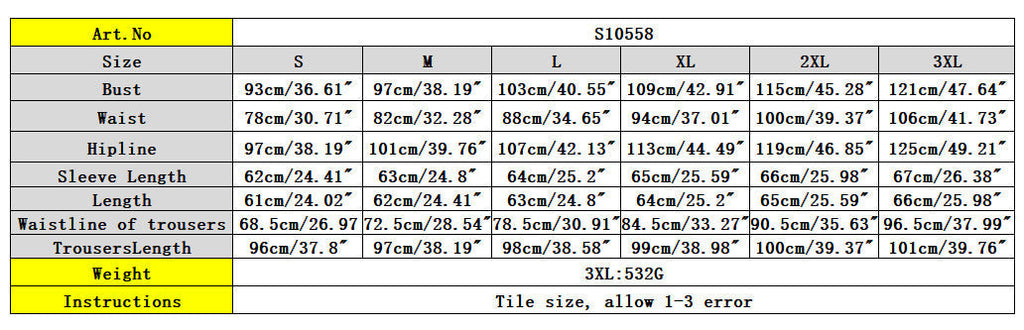 Women’s Fashion Color Printed Shirt Suit Two-piece Set