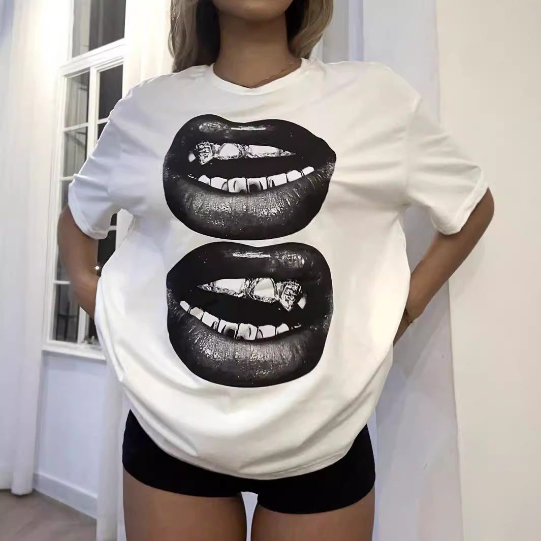 Trend Slim-fitting Cool High Quality Boutique Women’s T-shirt - White / S