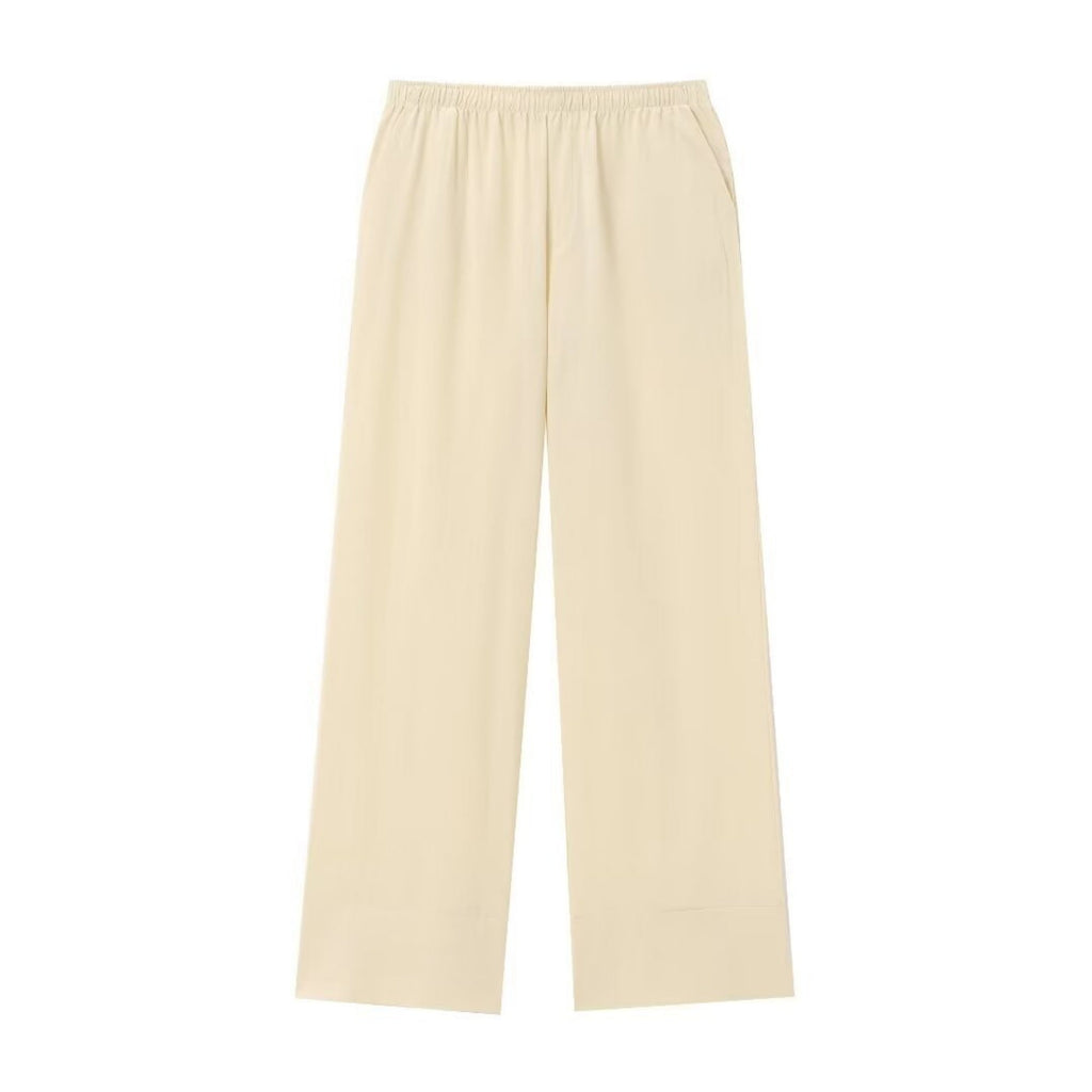 Texture Double Breasted Kimono Style Outerwear Pants - Beige / XS / Pants