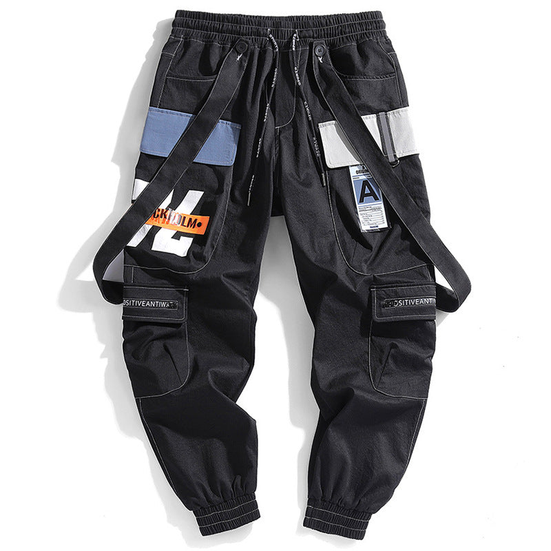 Hong Kong Fashion Men’s Workwear Casual Pants - Black / M