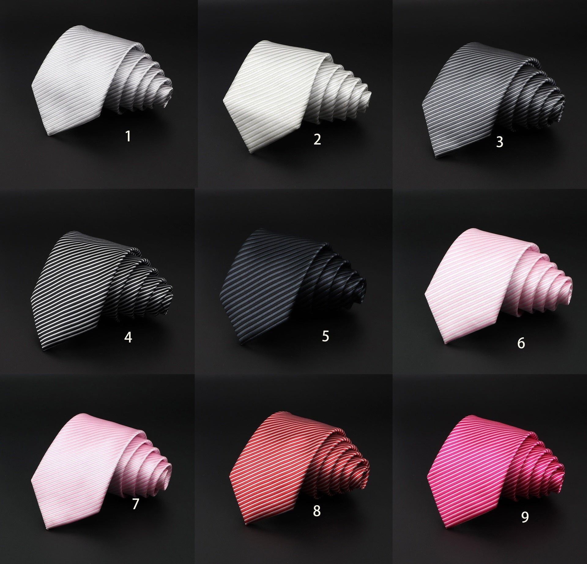 Men’s Striped British Gentleman Polyester Fiber Tie