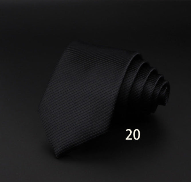 Men’s Striped British Gentleman Polyester Fiber Tie - DK6721