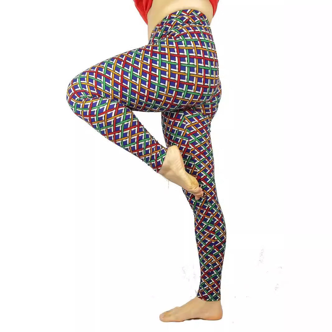 Striped Series Simple Yoga Pants Belly Contracting And Hip Lifting