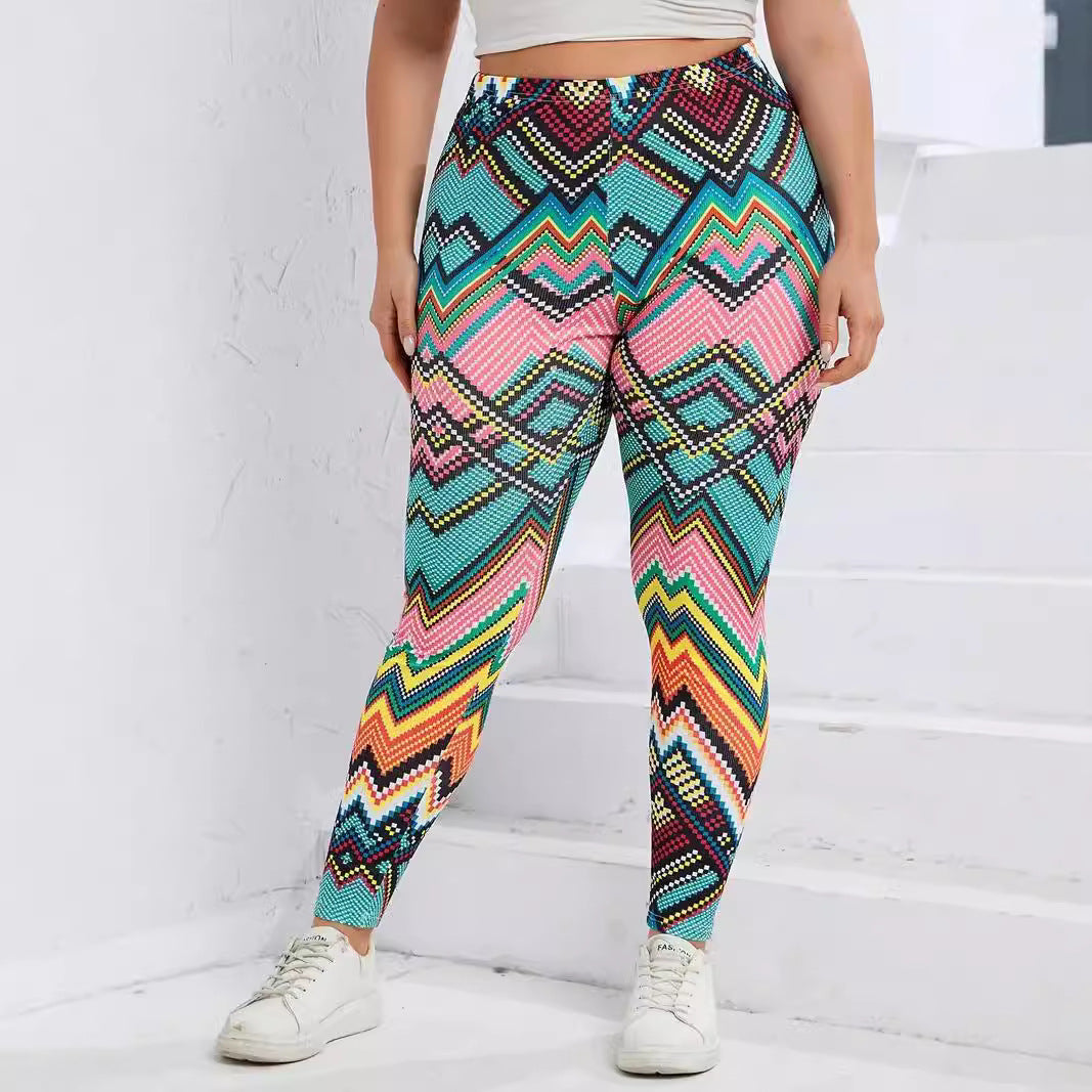 Striped Series Simple Yoga Pants Belly Contracting And Hip Lifting