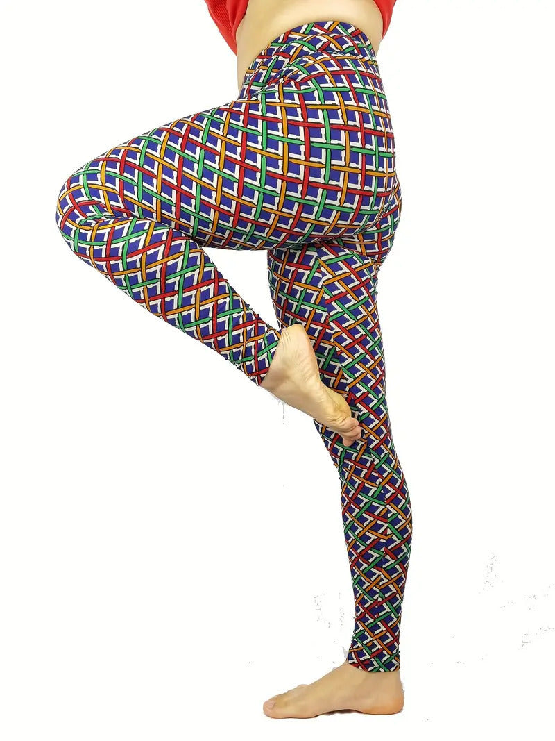 Striped Series Simple Yoga Pants Belly Contracting And Hip Lifting - G118Z217 / XL