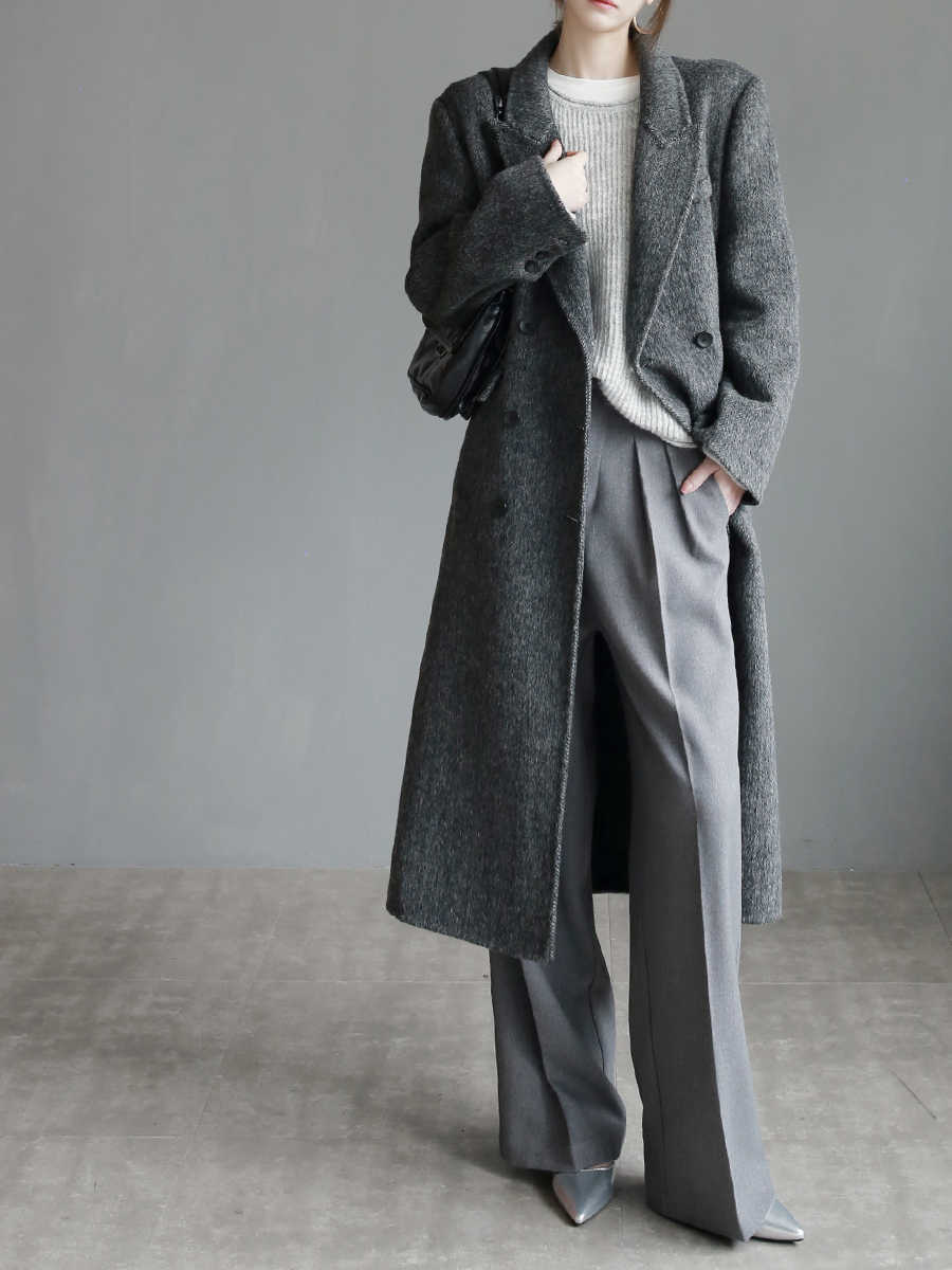 Suit Pants Women’s Slim Wide-leg Pants Mopping Floor Straight-leg Trousers