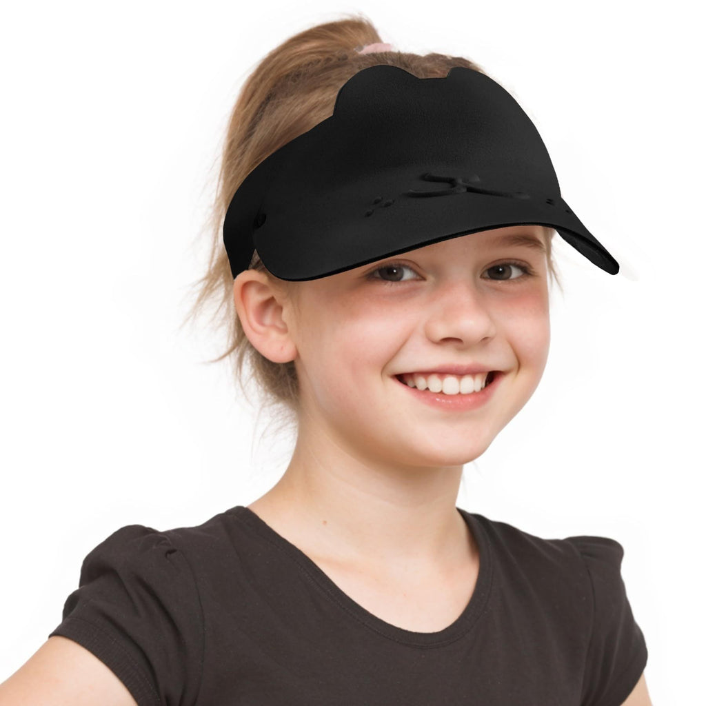 Sukeen Kids Sun Visor Hats For Girls Boys Lightweight Sport Hat Sun Hat Seamless Running Hats For Outdoor Activities - 5