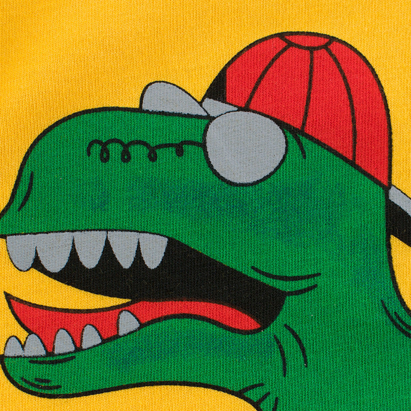 Brand children’s clothing wholesale factory direct summer children’s short-sleeved T-shirt baby clothes dinosaur pattern