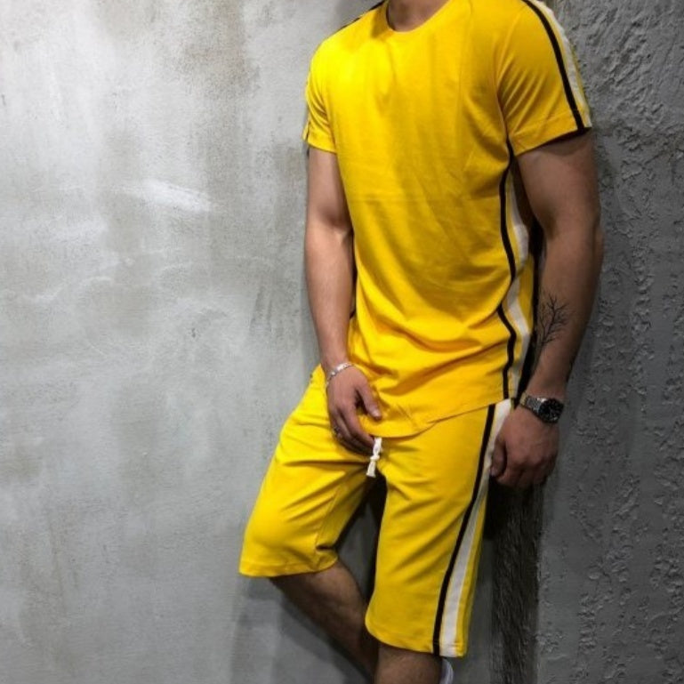 Casual Sports Shorts Short-sleeved T-shirt Men’s Suit