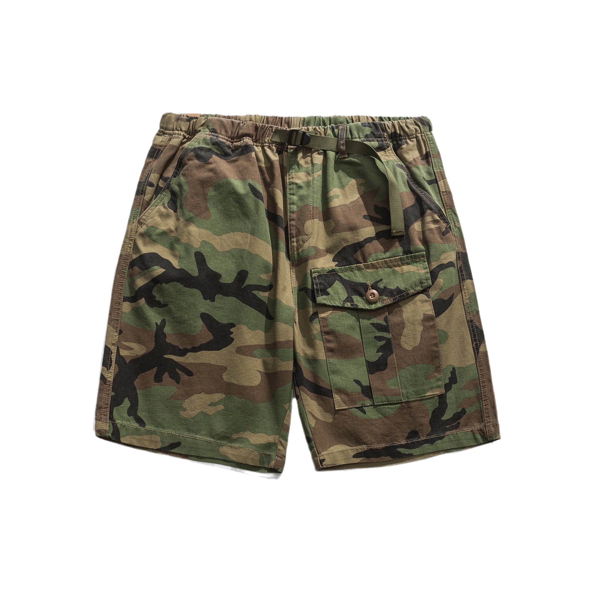 Men’s Summer Thin Loose Casual Cotton Cargo Shorts