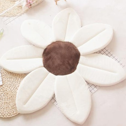 Sunflower For Baby Bath Baby Sunflower Mat - White