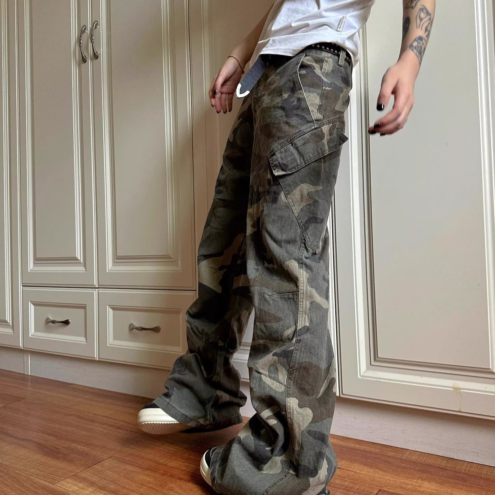 Street Niche Profile Loose Casual Pants
