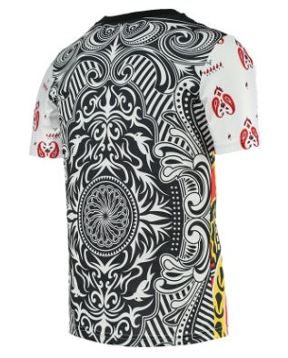 New Men’s Short Sleeved Print Poker King All-Over