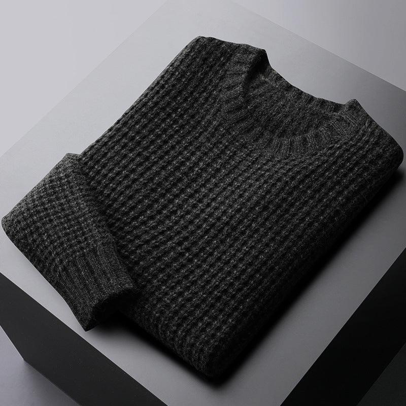 Thickened Keep Warm Inner Match Sweater - Black / M