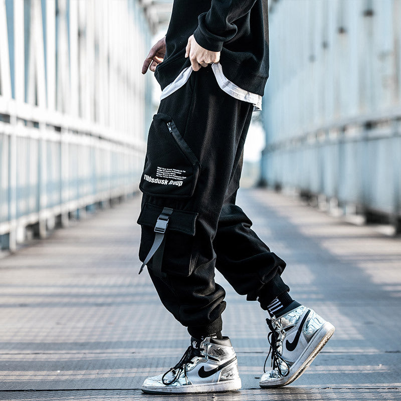 Men’s Autumn And Winter Sports Sweatpants Tide Brand Functional Wind Beam Pants