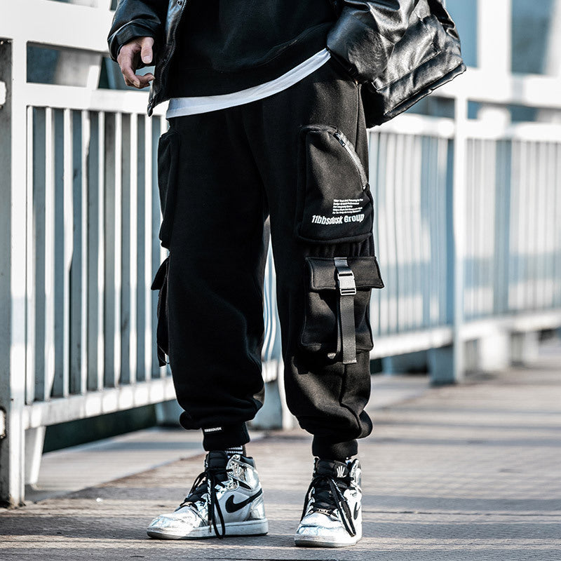 Men’s Autumn And Winter Sports Sweatpants Tide Brand Functional Wind Beam Pants