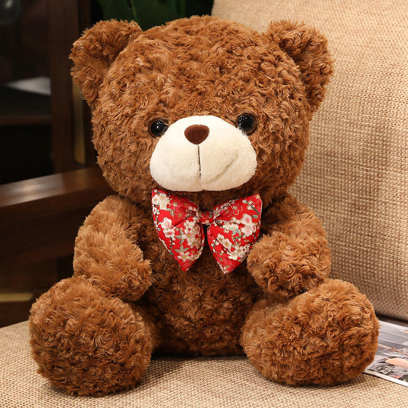 Valentines Day Cute Rose Little Bear Doll Small Size Teddy Bear Doll Ragdoll Plush Toy - Teddy Bear Dark Brown / 25cm