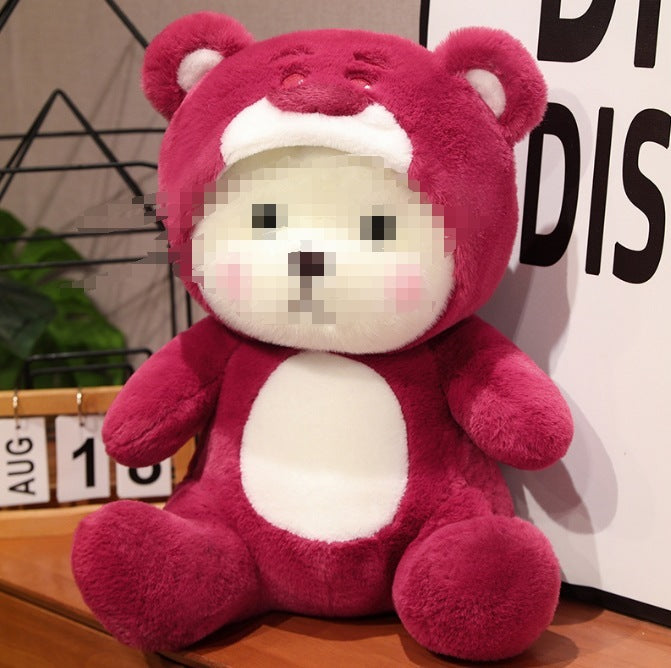 Valentines Day Cute Rose Little Bear Doll Small Size Teddy Bear Doll Ragdoll Plush Toy - Transformation Bear / 25cm