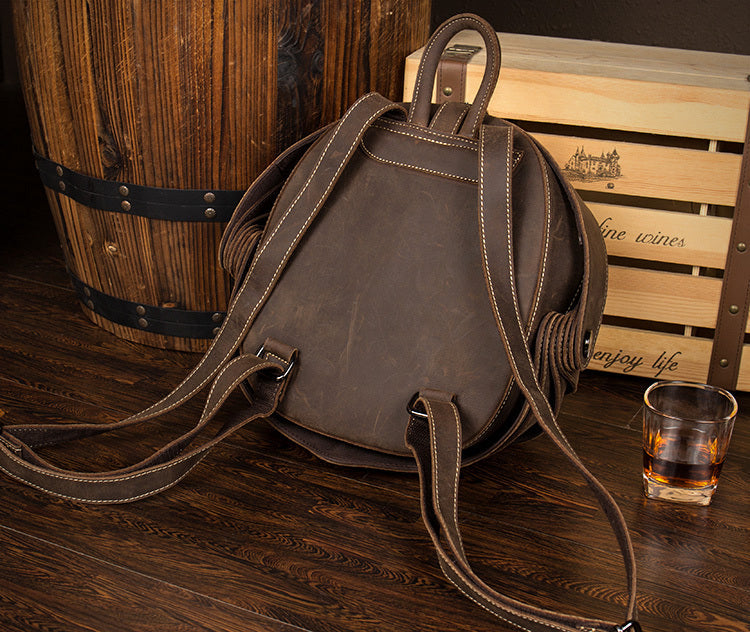 Unisex Retro Vintage Handmade Backpack - default