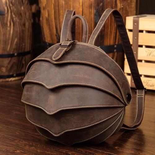 Unisex Retro Vintage Handmade Backpack - default