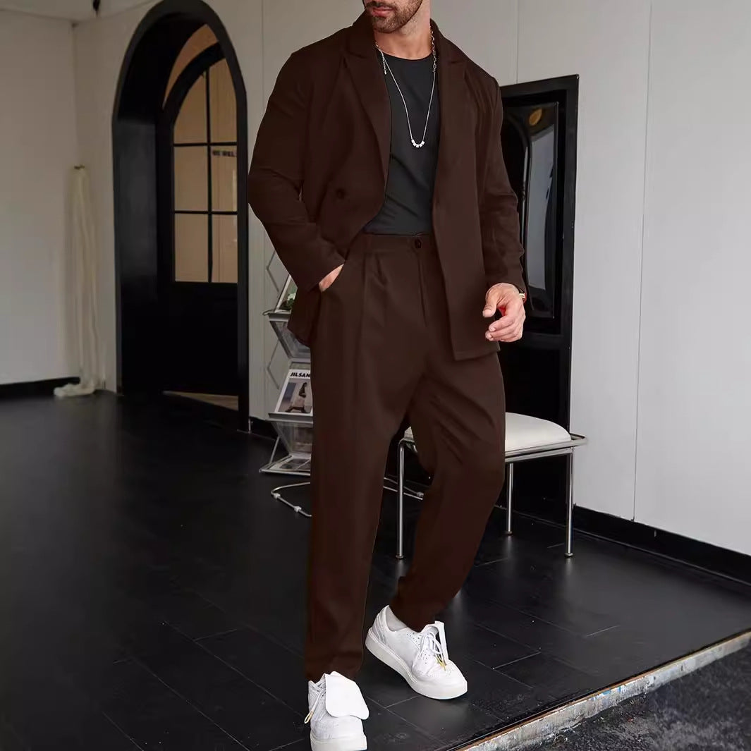 Spring And Autumn Personality Trend Loose Men’s Suit