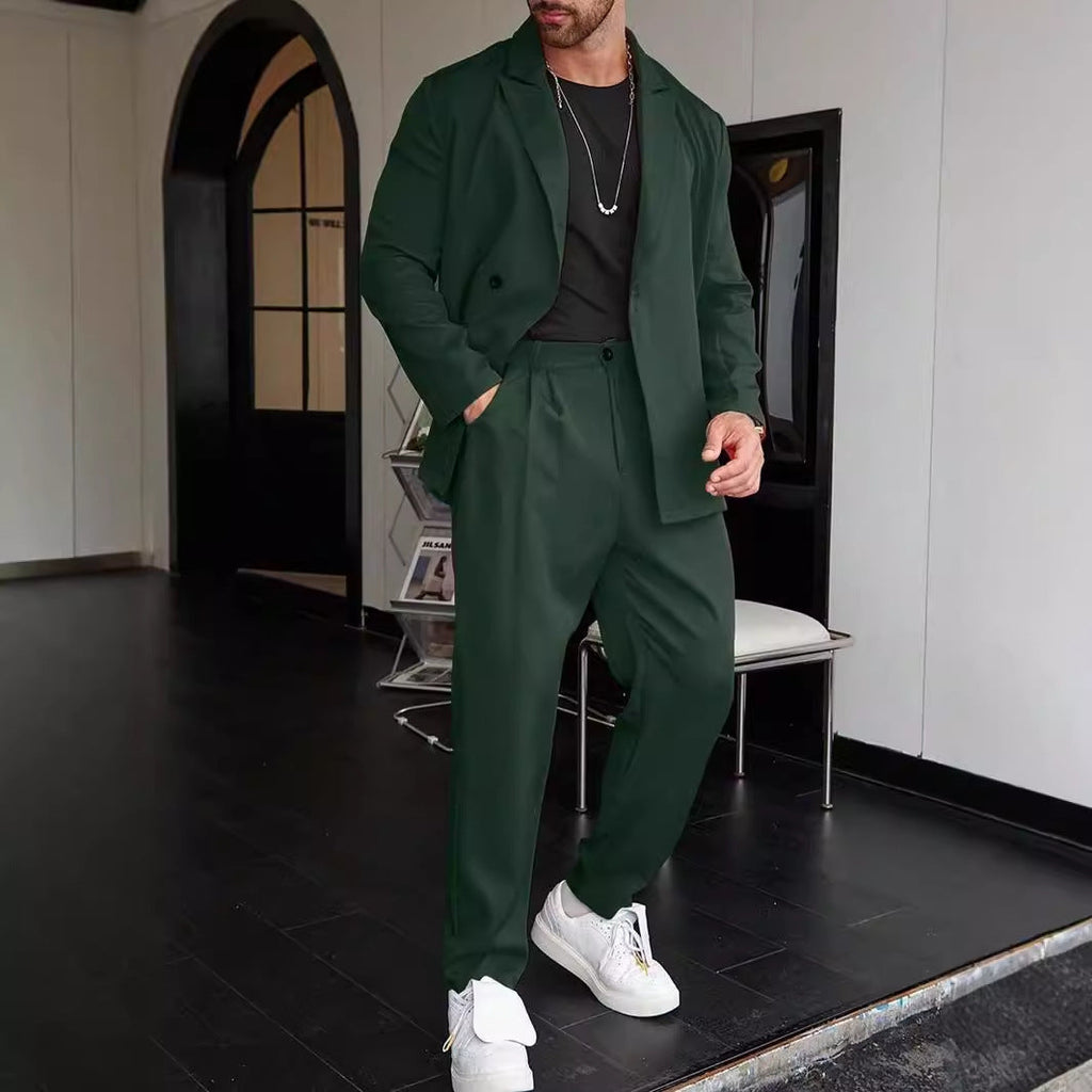 Spring And Autumn Personality Trend Loose Men’s Suit