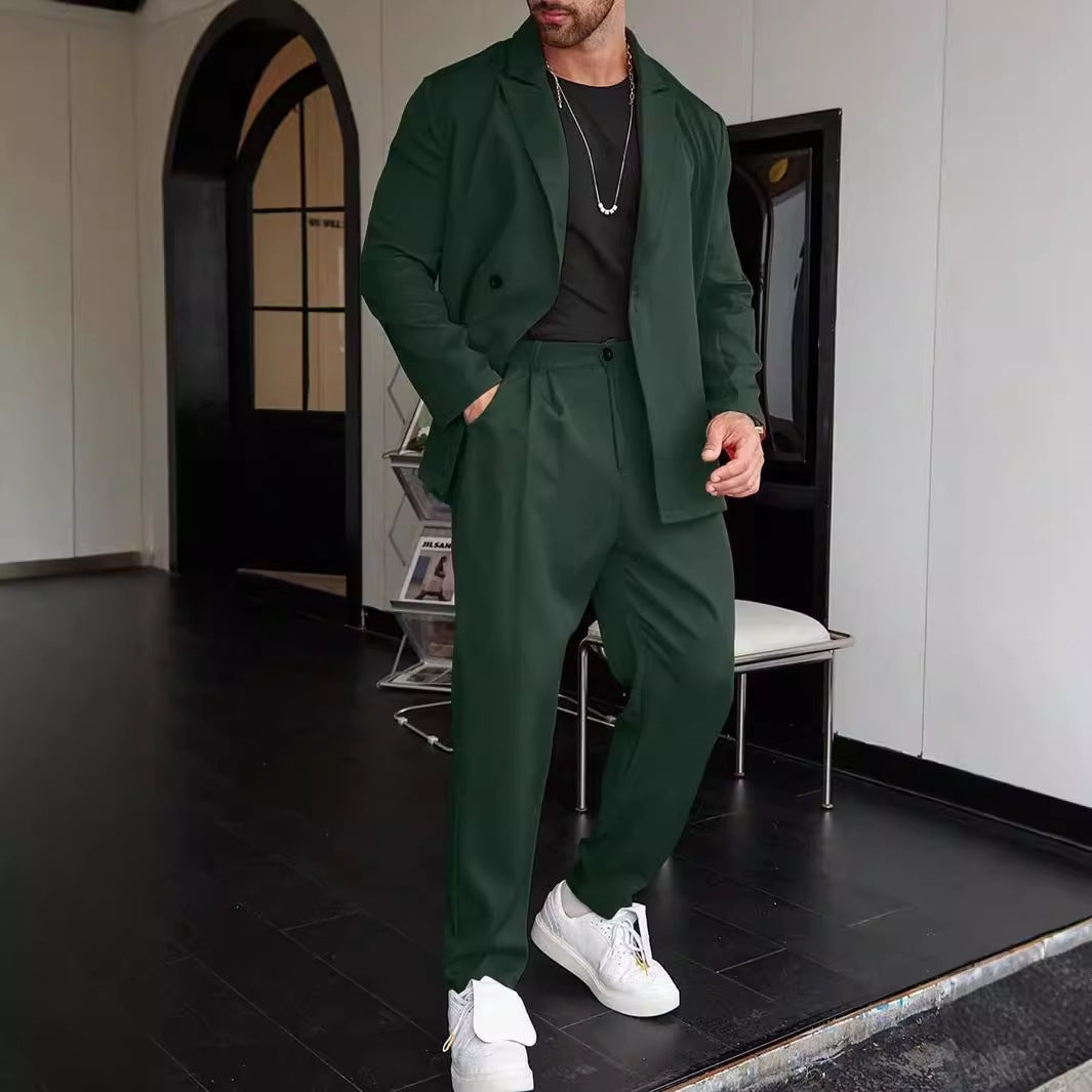 Spring And Autumn Personality Trend Loose Men’s Suit