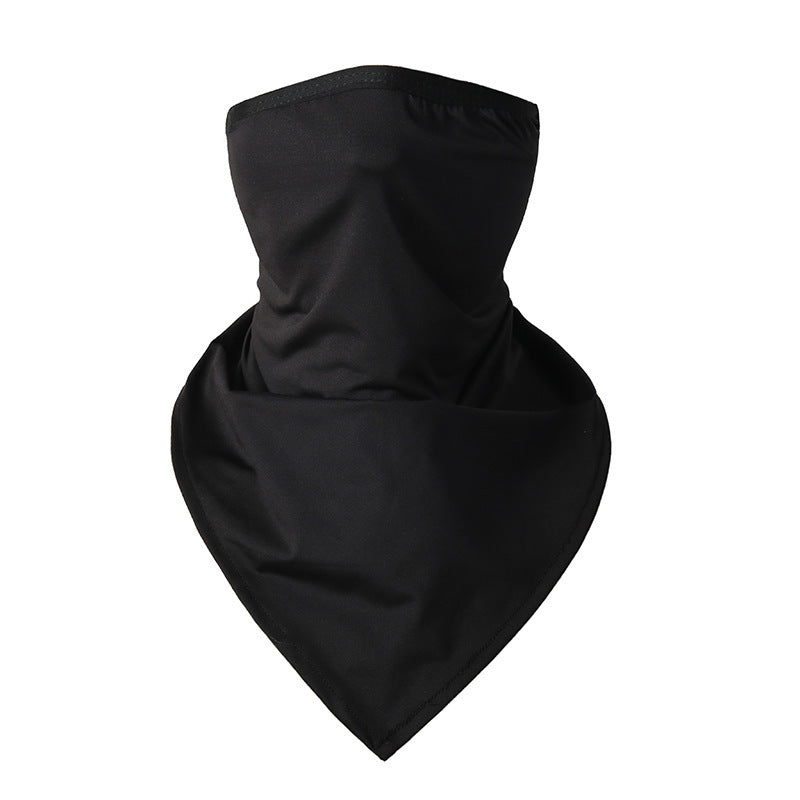 Quick-drying Breathable Outdoor Cycling Sun Protection Scarf Multifunctional Magic Headband - Black / Free Size