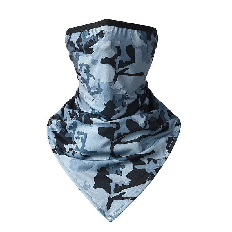 Quick-drying Breathable Outdoor Cycling Sun Protection Scarf Multifunctional Magic Headband - Camouflage Light Gray