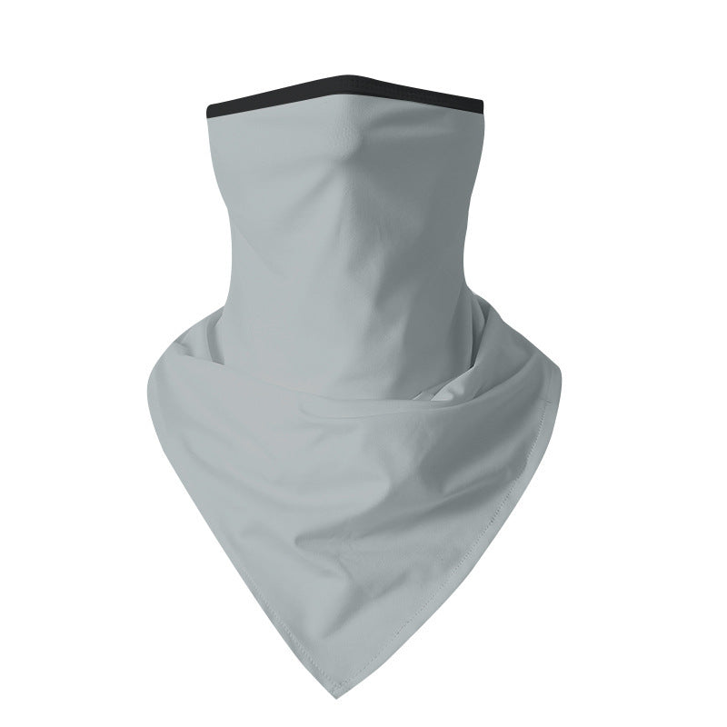Quick-drying Breathable Outdoor Cycling Sun Protection Scarf Multifunctional Magic Headband - Light Gray / Free Size