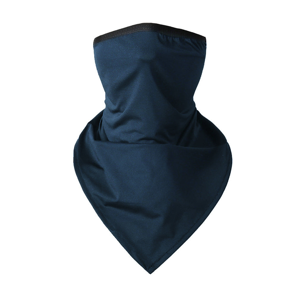 Quick-drying Breathable Outdoor Cycling Sun Protection Scarf Multifunctional Magic Headband - Navy Blue / Free Size