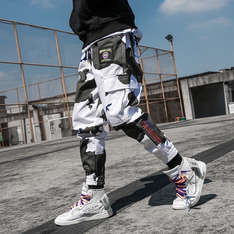 Men’s camouflage loose sweatpants