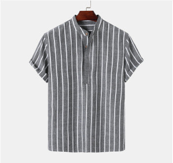 Men’s Youth Fashion Slim-fitting Cool Short Sleeve - 11 Style / S