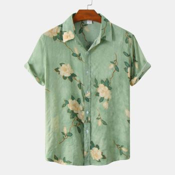 Men’s Youth Fashion Slim-fitting Cool Short Sleeve - 2 Style / S