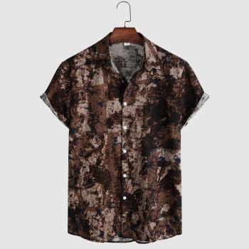 Men’s Youth Fashion Slim-fitting Cool Short Sleeve - 5 Style / S