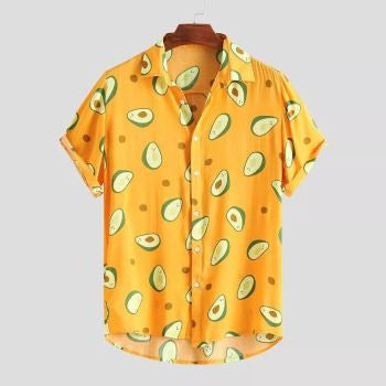 Men’s Youth Fashion Slim-fitting Cool Short Sleeve - 6 Style / S