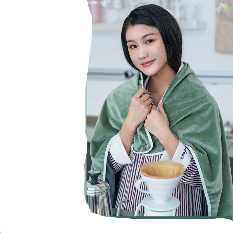 Electric blanket to warm your feet - Green / USB