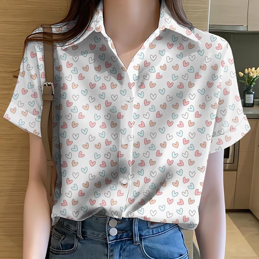 European Size Beach Hawaiian Women’s Shirt