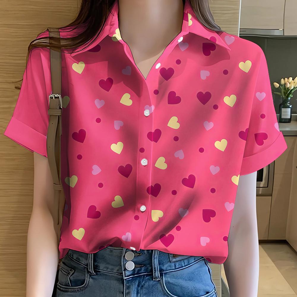 European Size Beach Hawaiian Women’s Shirt - YX10634 / S